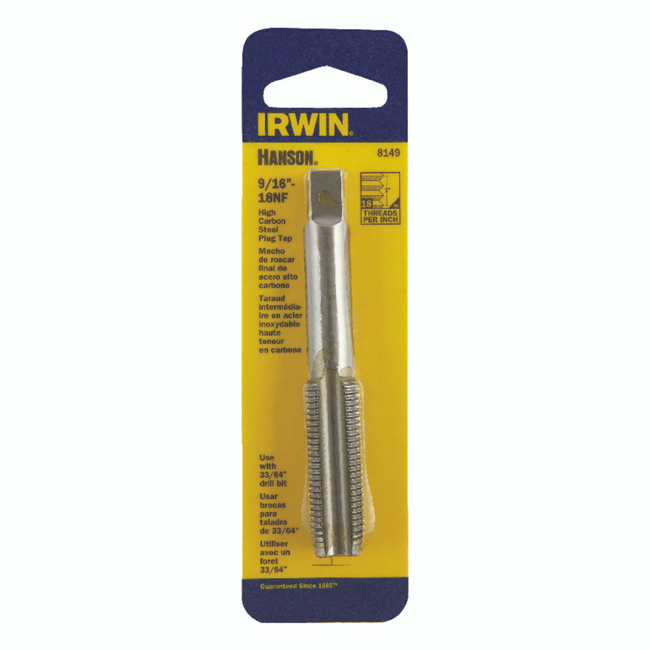 tap plug 9/16-18 nf tap die thread cutting tool