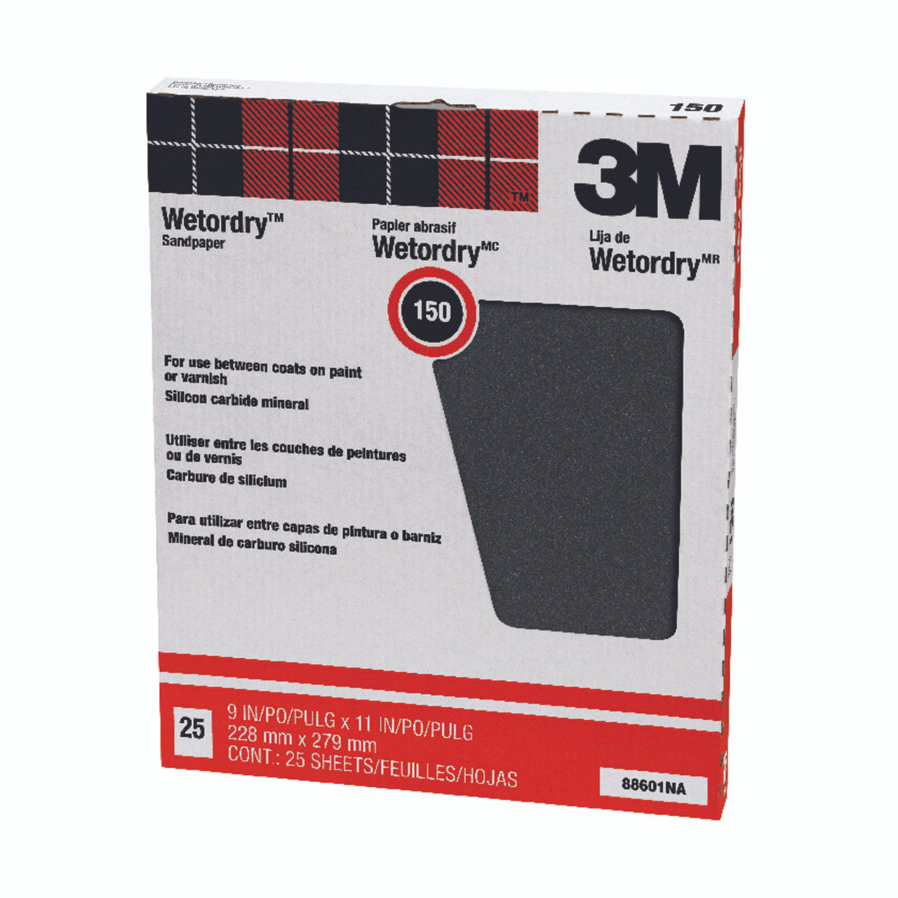 sandpaper sheet 9 in. x 11 in. 150 grit abrasive sanding