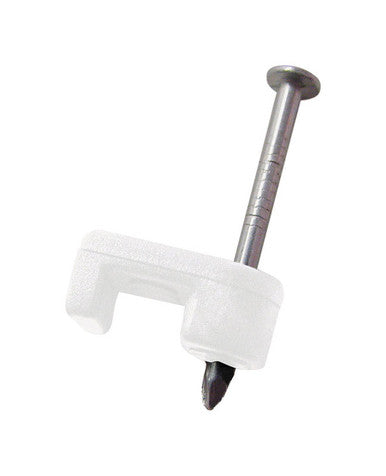 Low Volt Staple 3/16 White