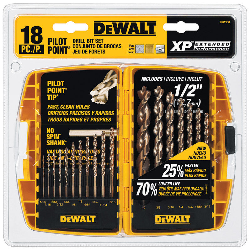 hss drill bit  18-pc