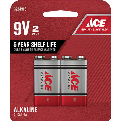 Battery Alkaline 9 Volt CD2 Ace