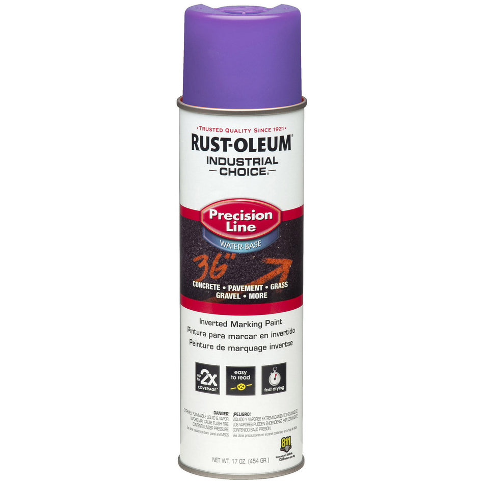 Rust-Oleum Industrial Choice Fluorescent Purple Field Marking Paint 17 ounce