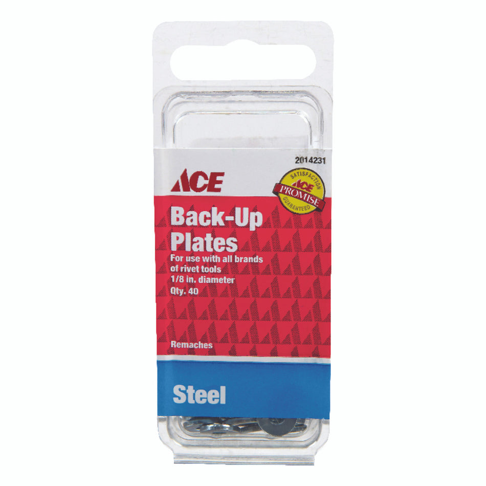 RIVET BACKUP STEEL 1/8 40 PACK