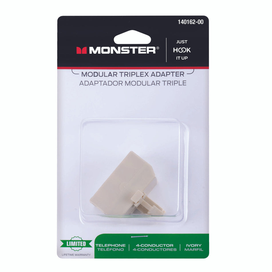 ADAPTER TRIPLEX IVORY