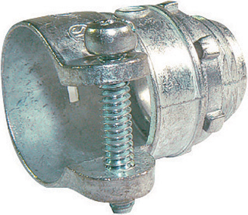 connector squeeze flex box 3/4 inch flexible conduit connector 3/4 in.