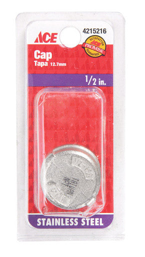 Pipe Cap 1/2 Stainless Steel