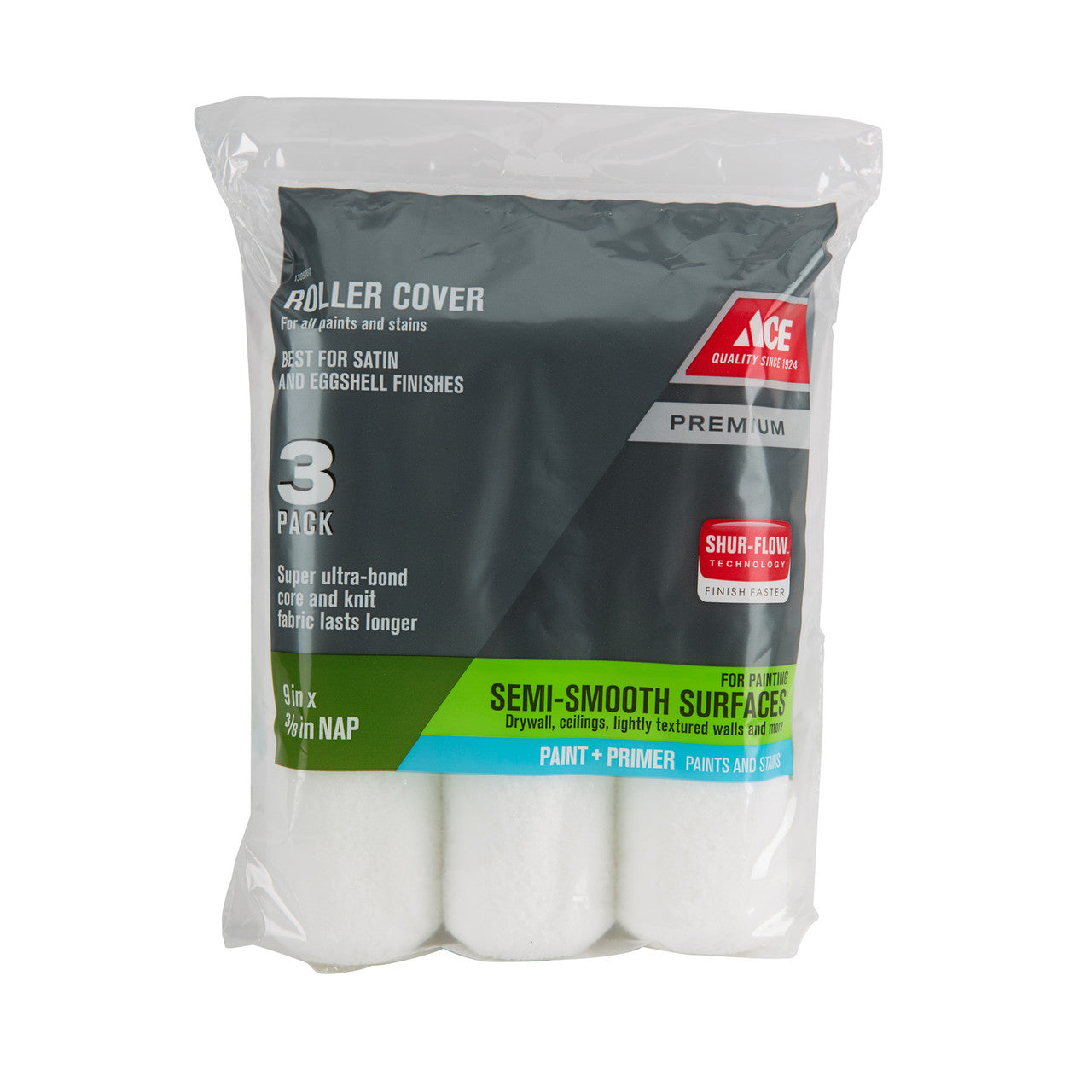 roller cover  3-pack paint roller applicator