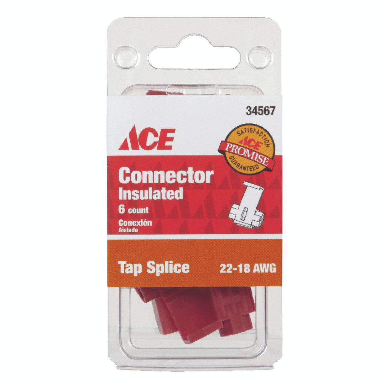 splice tap 18 AWG insulated crimp wire connector