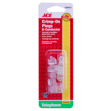 Ace Crimp On Plugs 10 Pack