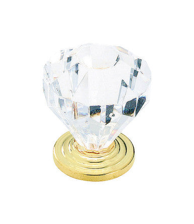Knob Diamond Acrylic Circumference 1.25