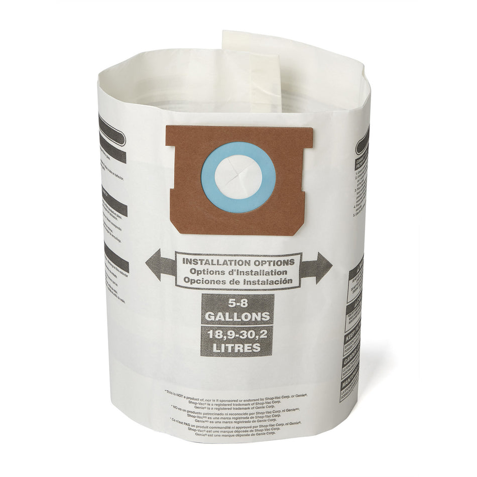 CRAFTSMAN BAG FILTER 5-8 GALLON WET DRY 3 PIECE