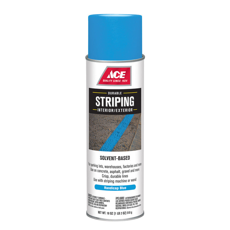 Ace Striper Handicap Blue Traffic Zone Marking Paint 18 oz.