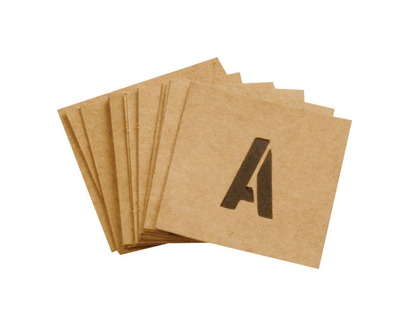 number letter stencil 1 in. marking equipment labeling