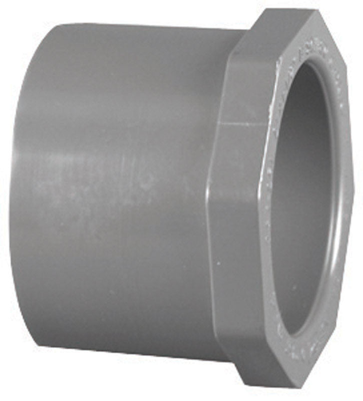 bushing pvc 80 red 1.25 x 3/4 plumbing hex bushing