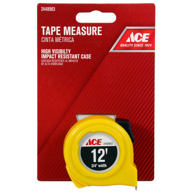 Tape Ruler 3/4 X 12 Foot High Visibility