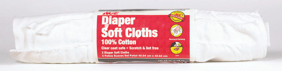 DIAPER RAGS WHITE ROLL / 3