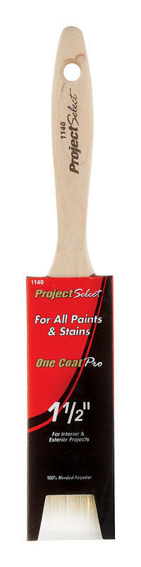 Linzer Project Select 1-1/2 in. W Flat Paint Brush