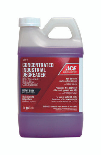 DEGREASER CONCENTRATE INDUSTRIAL 1/2 GALLON