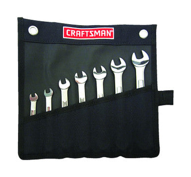 Craftsman Wrench 7 Piece Roll Metric