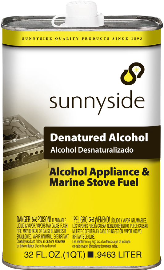 DENATURED ALCOHOL QUART Sunnyside