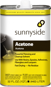 acetone quart paint solvent cleaner