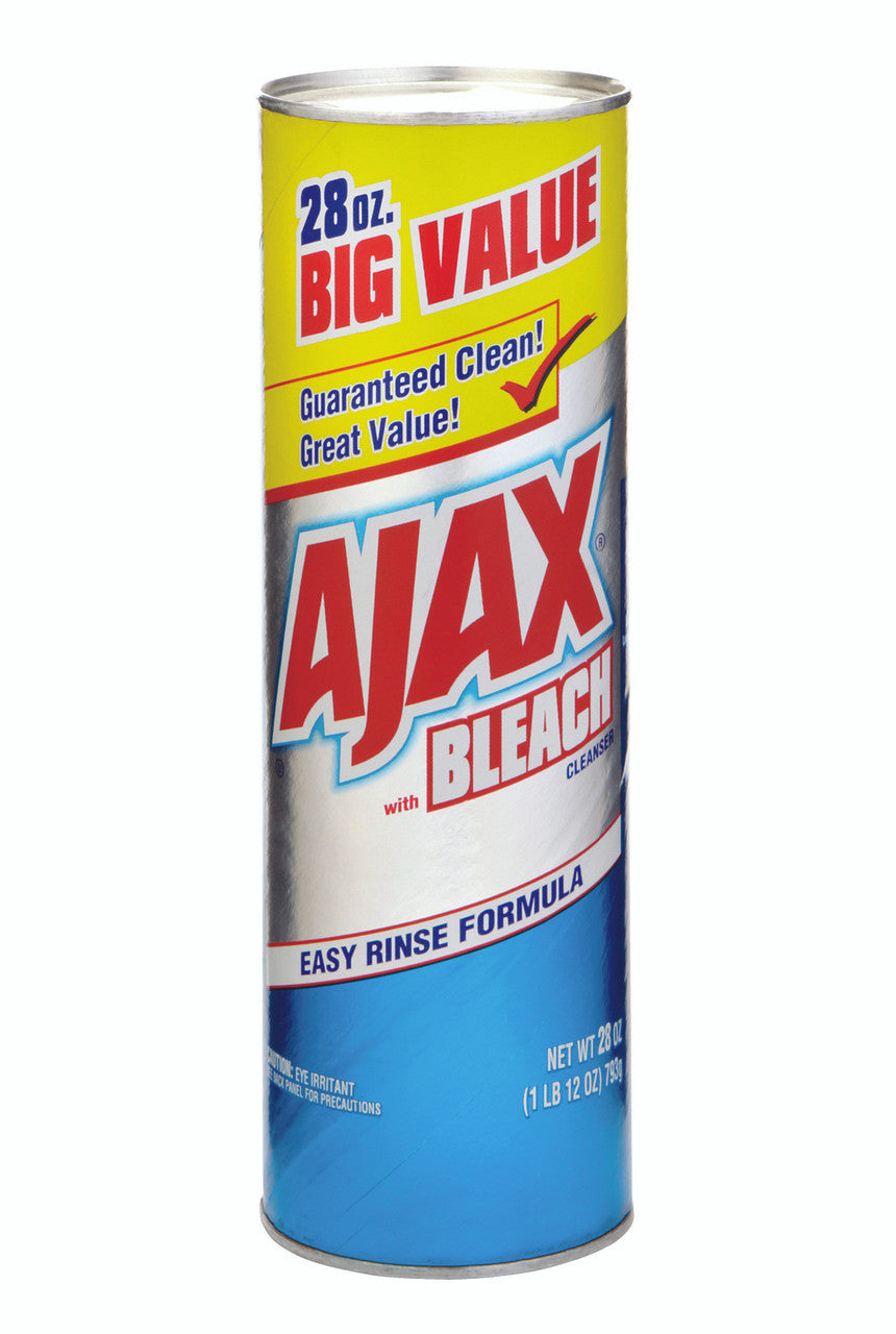 AJAX CLEANER WITH BLEACH 28 OUNCE