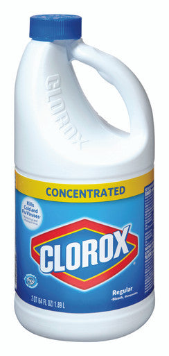 Bleach Liquid Regular Concentrate 64 Ounce