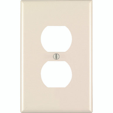 1 GANG MID SIZE DUPLEX RECEPTOR PLATE