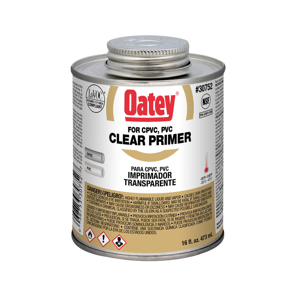 PRIMER PVC CLEAR 16 OUNCE