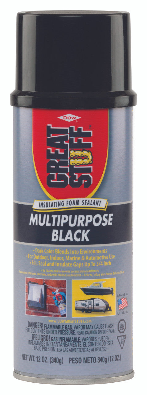 FOAM SEALANT BLACK 12 OUNCE