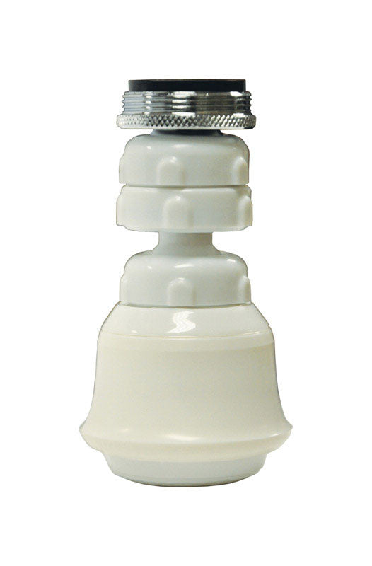 swivel sprayrator white 1.5 gallons per minute plumbing slip joint nut