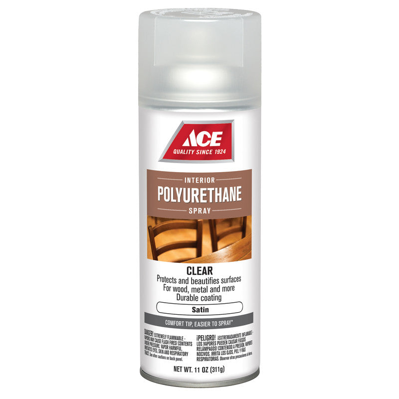 Ace Satin Clear Polyurethane Spray 11 oz.