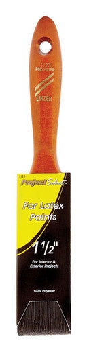 Linzer Project Select 1-1/2 in. W Flat Paint Brush