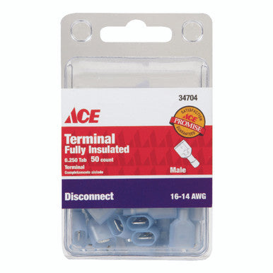 Disconnect Male Fully Insulated 16-14 G 250 Tb