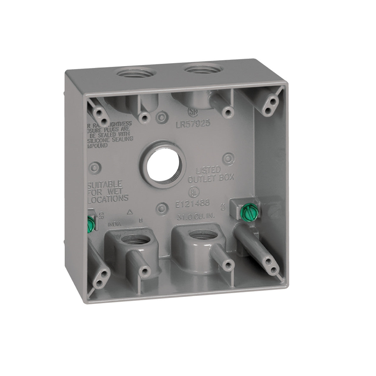 outlet box 2g 5 hole electrical box 