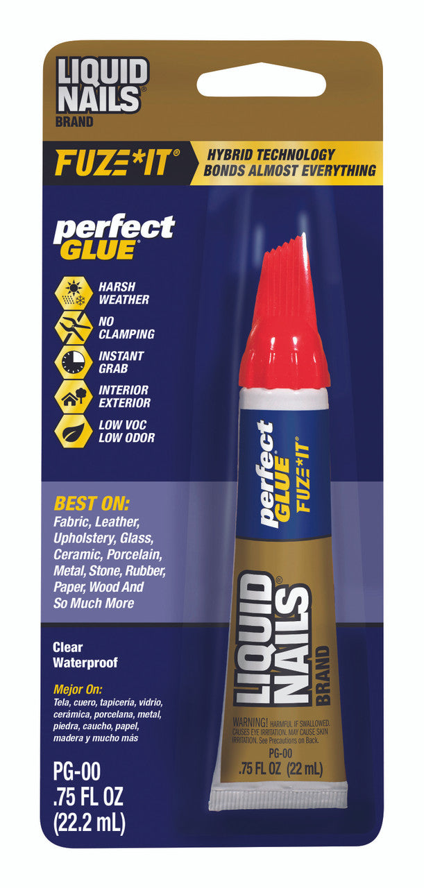 perfect glue .75 oz adhesive bonding repair