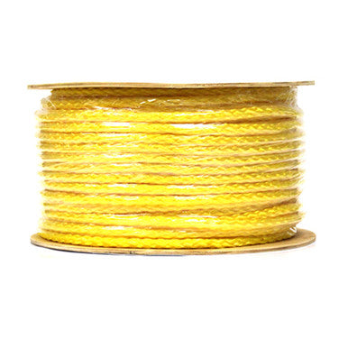 Rope Yellow Diamond Braided Poly 1/2 X 250