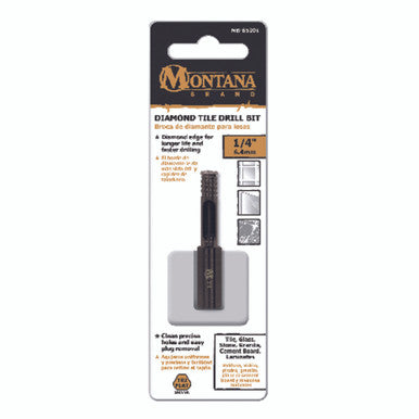 Tile Drill Bit 1/4 Diamond