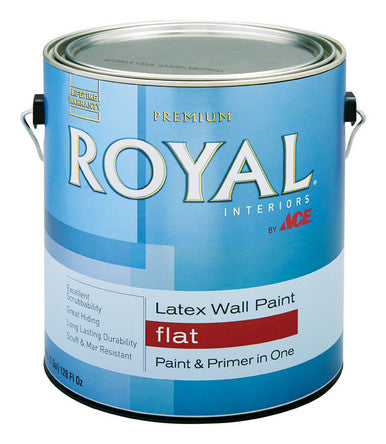 Ace Royal Flat Ultra White Latex Paint Indoor 1 gal.
