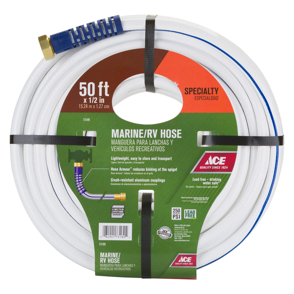 MARINE AND RV HOSE 1/2 X 50 FOOT