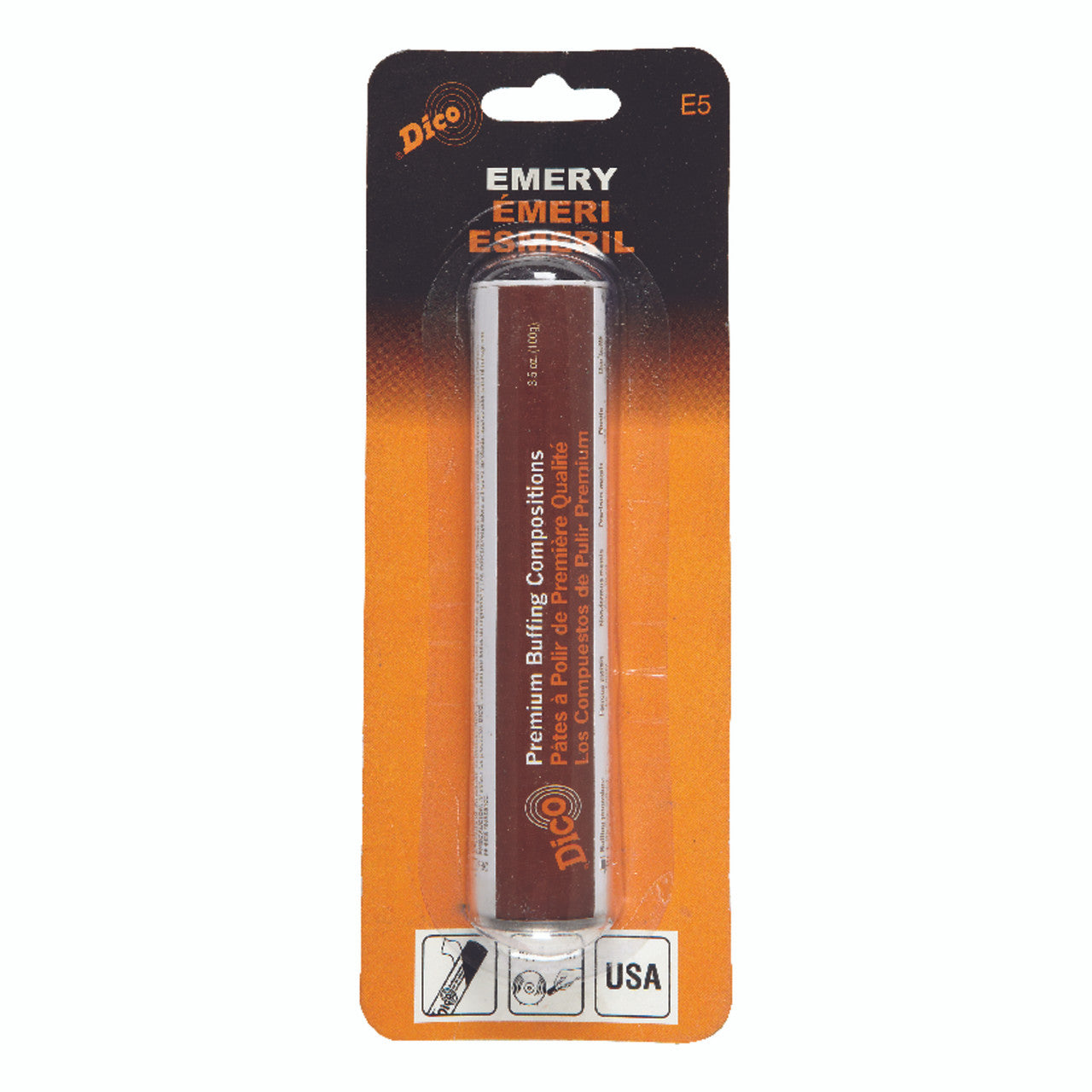 buff compound emery 4.5 ounce hand tool