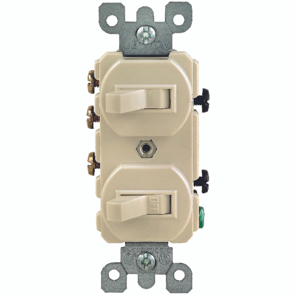 3 WAY SWITCH SINGLE POLE 15 AMP IVORY