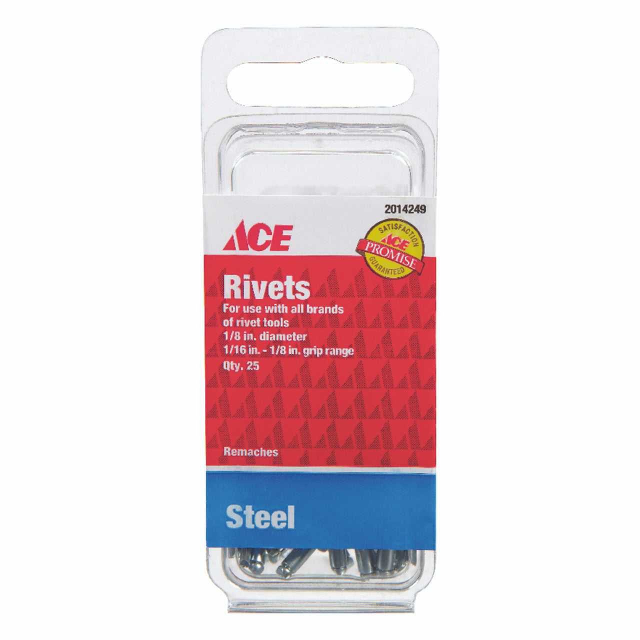 Ace Rivet Rivet Steel 1/8 X 1/8 Ace 25 Pack | Miller Industrial