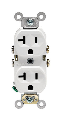 Receptacle White 20 Amp