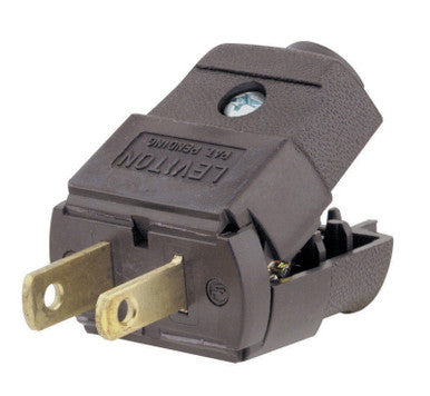 Polarized Plug 2 Wire 15 Amp