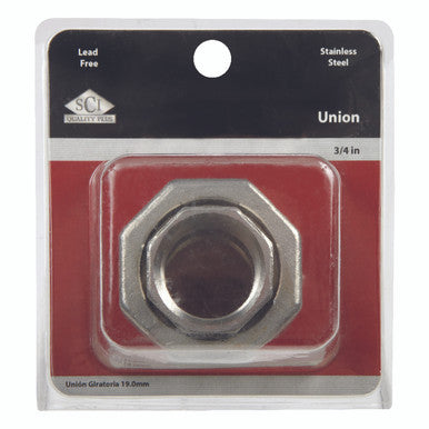 Ground Joint Union 3/4 Stainless Steel