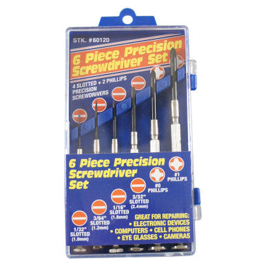 Best Way Tools 6 pc. Multi-Blade Precision Screwdriver Set 4 in.