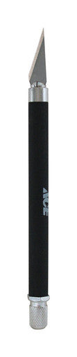 Ace Soft Grip 4 in. Fixed Blade Hobby Knife Black 1 pc.