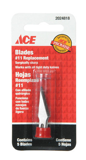 Ace Light Duty Hobby Knife Replacement Blades 1 pc