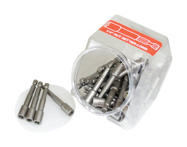Best Way Tools 1/4 x 2 9/16 in. L Steel Magnetic Nut Setter 1